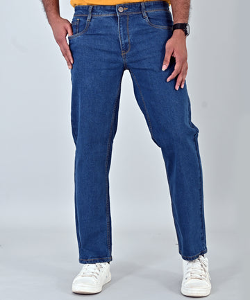 Dark Blue Comfort Fit Denim