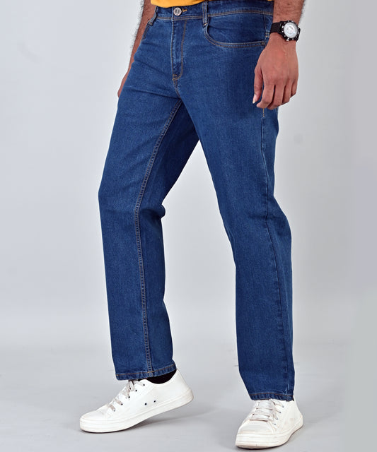 Dark Blue Comfort Fit Denim