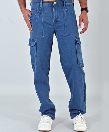 Blue Loose Fit Denim