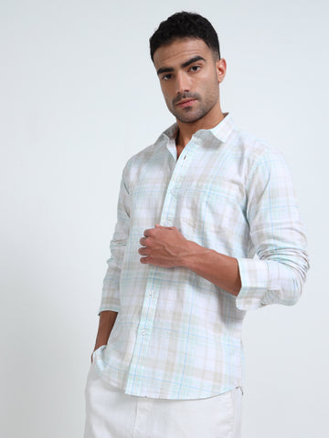 OXFORD GREEN CHECKERED SHIRT