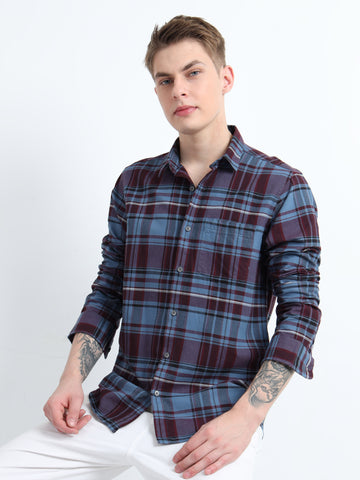 OXFORD CHECKERED SHIRT