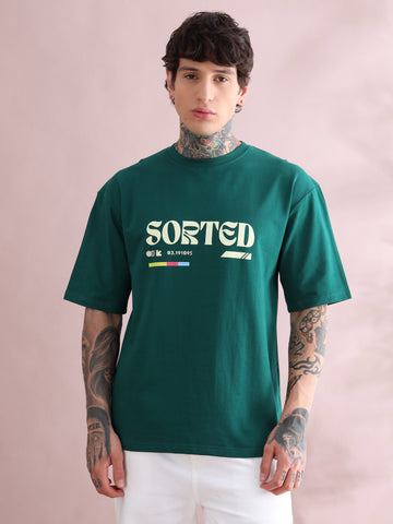 COTTON LOOPKNIT ROUND NECK T SHIRT