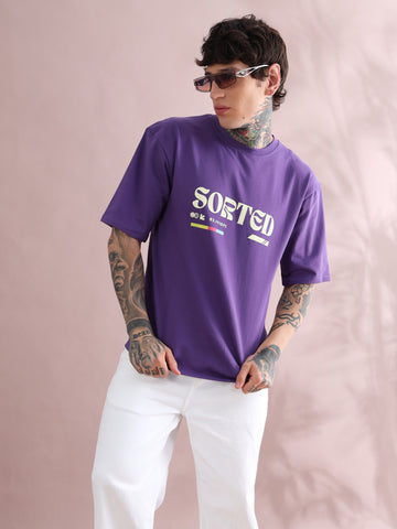 COTTON LOOPKNIT ROUND NECK T SHIRT