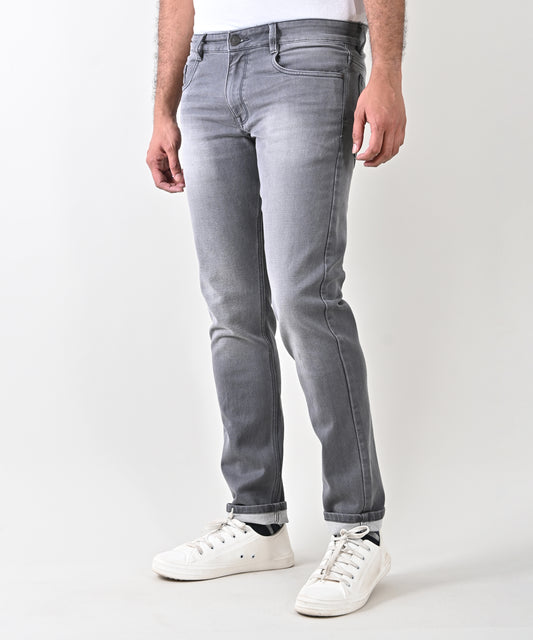 Stretched knitted Lt Grey Jean