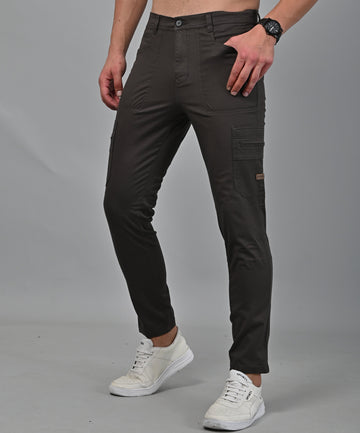 Dark Grey Men's Cotton Jogger