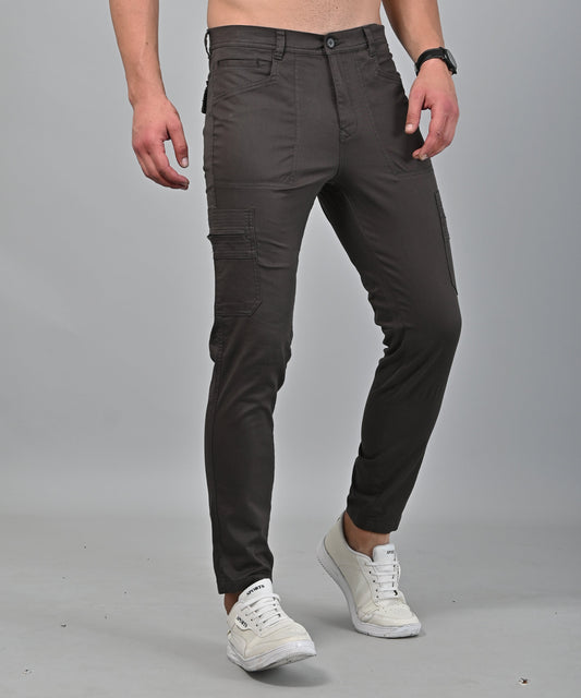 Dark Grey Men's Cotton Jogger