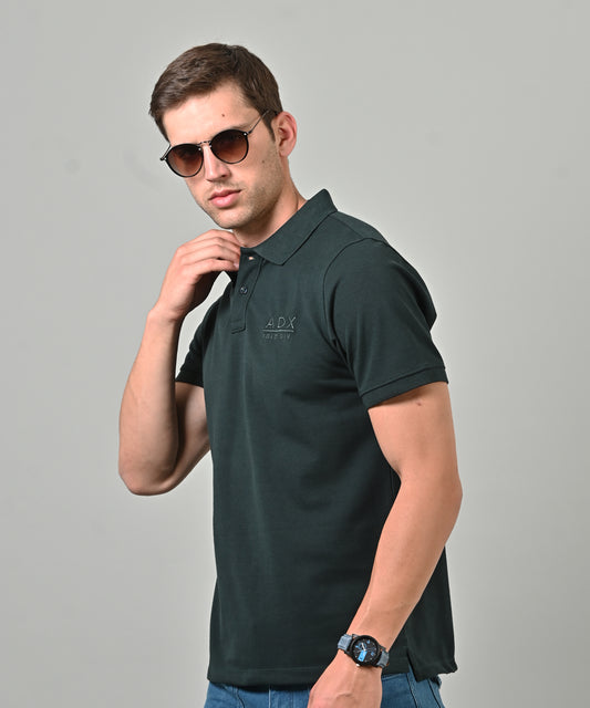 Green Short Sleeve Polo T-Shirt