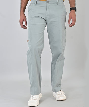 Sea Green Loose Fit Trouser