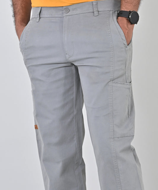 Lt Grey Loose Fit Trouser