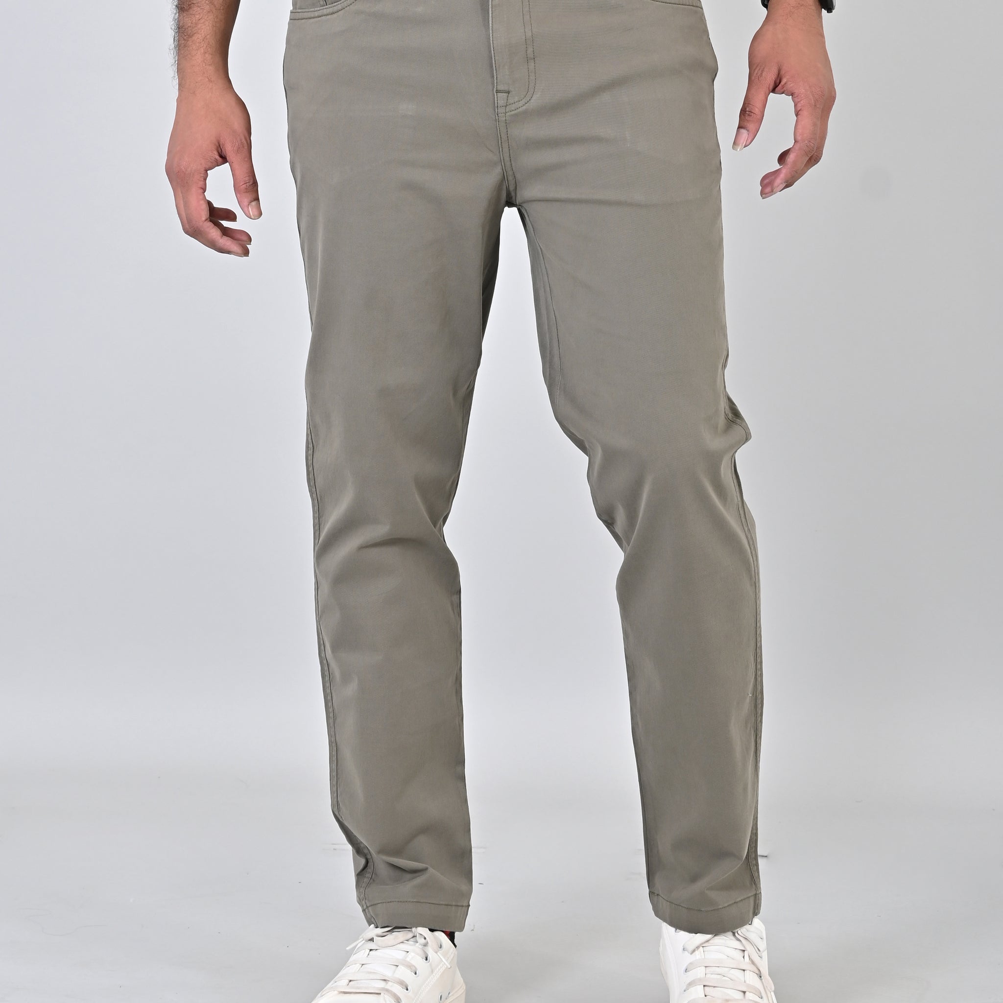 Olive Loose Fit Trouser