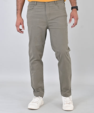 Olive Loose Fit Trouser