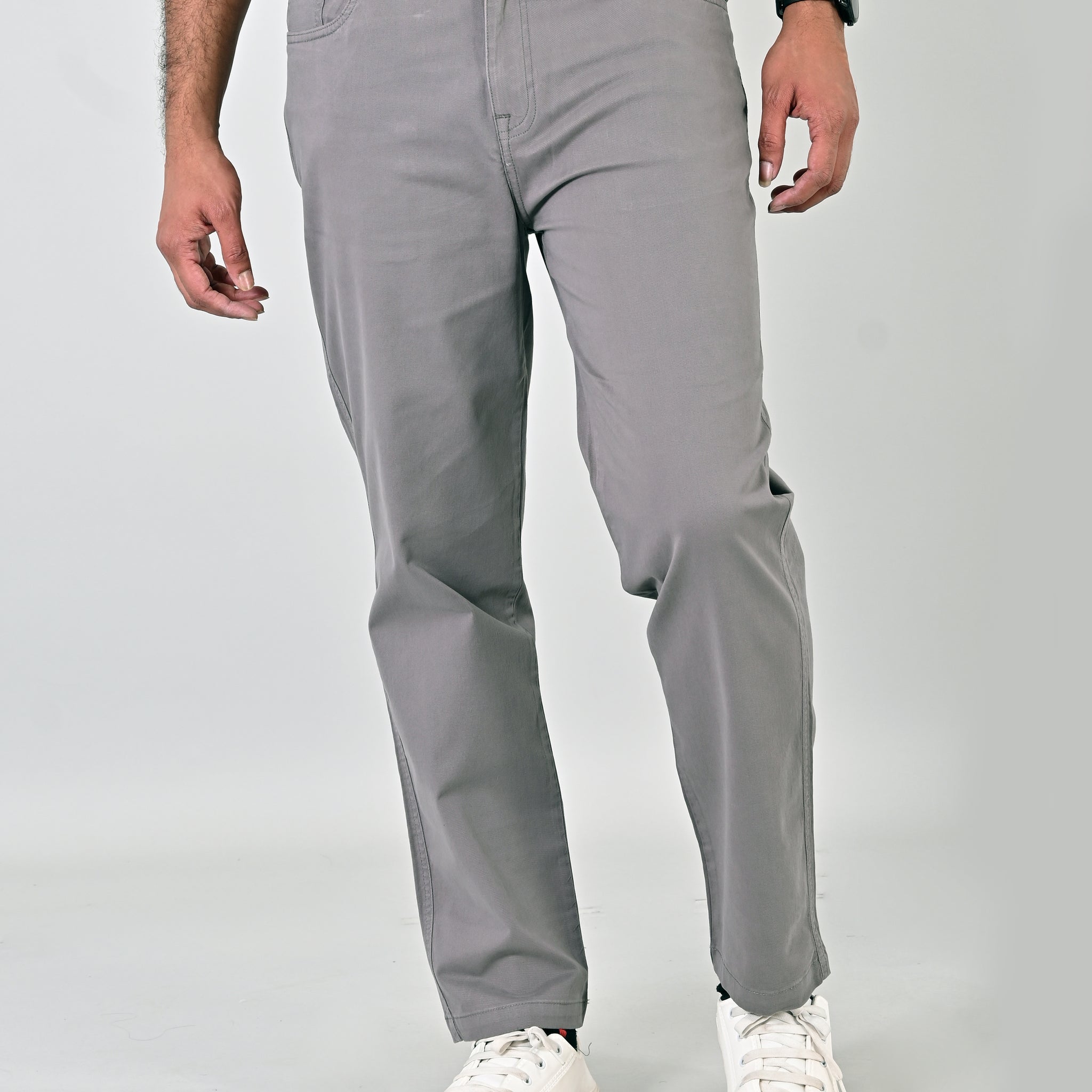 Grey Loose Fit Trouser