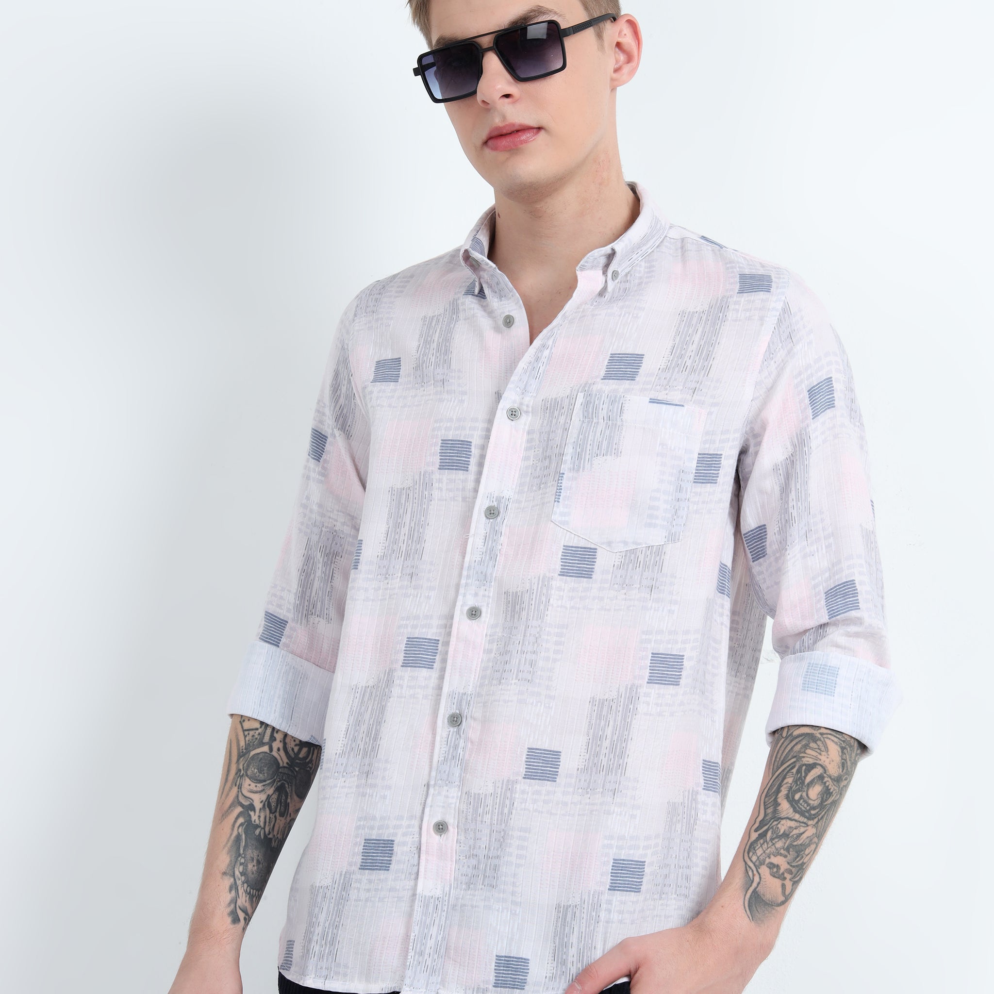 MULTI COLOUR PRINT SHIRT