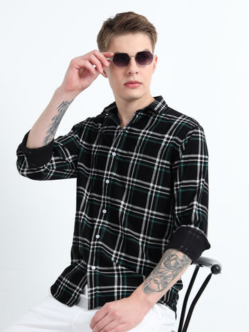 CORDUROY CHECKERED SHIRT