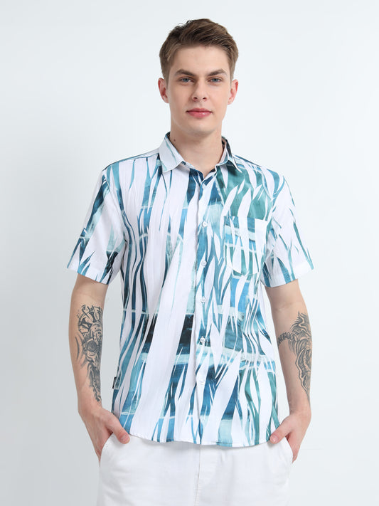 IMPORTED DIGITAL PRINT HALF SLEEVE  SHIRT