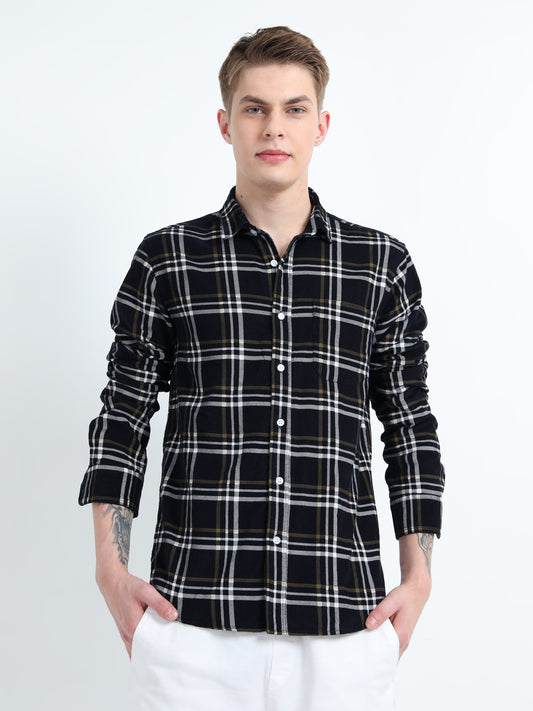 CORDUROY CHECKERED SHIRT