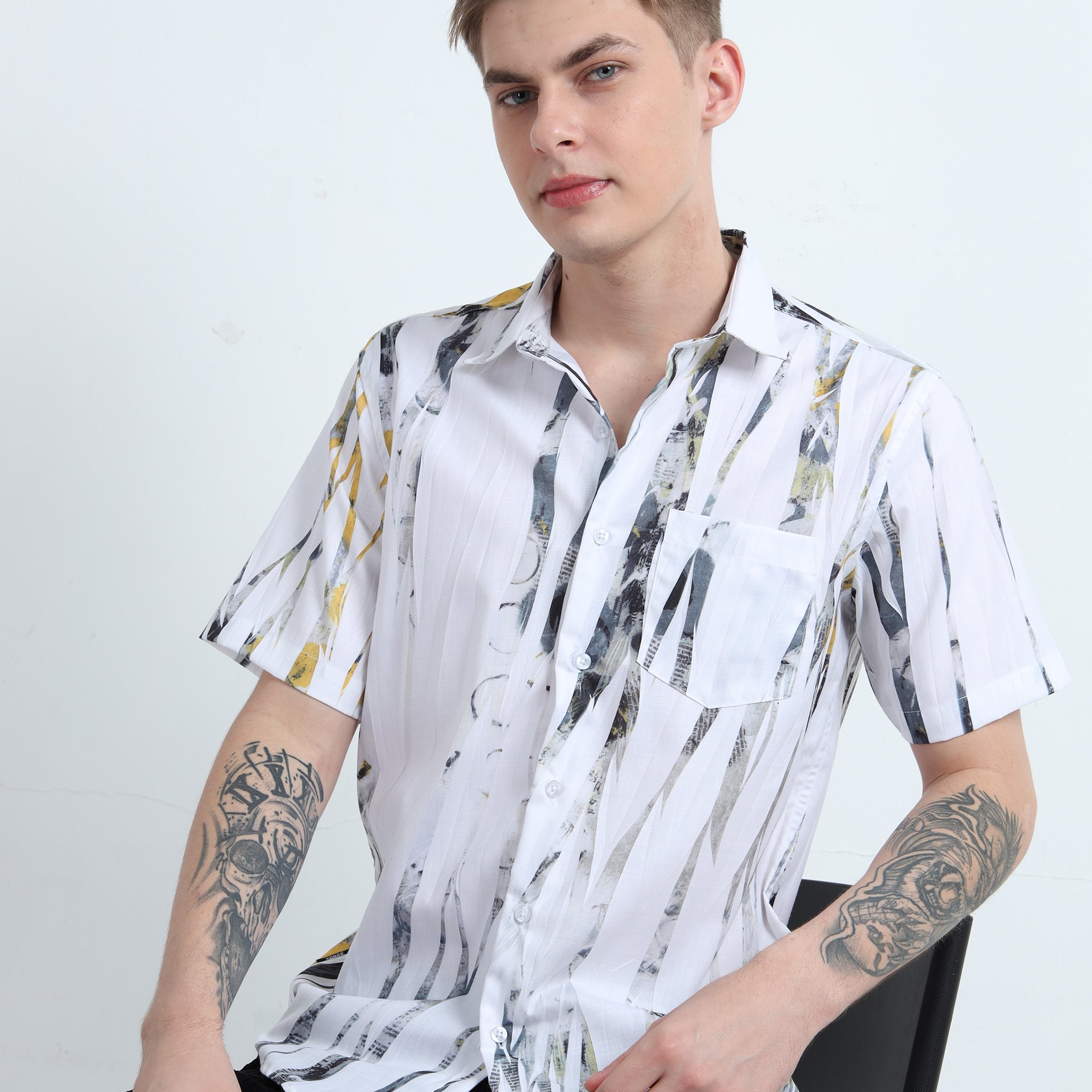 IMPORTED DIGITAL PRINT HALF SLEEVE  SHIRT