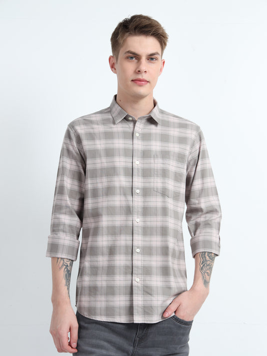 OXFORD CHECKERED SHIRT