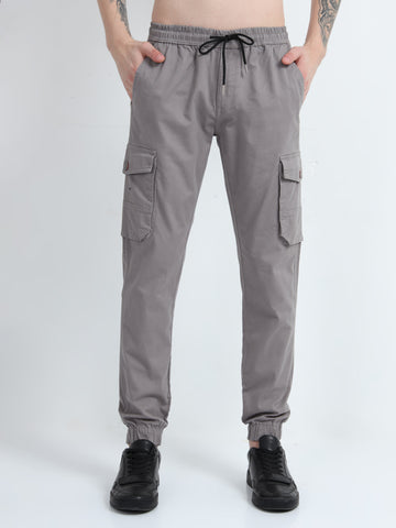 GREY COLOUR COTTON JOGGER