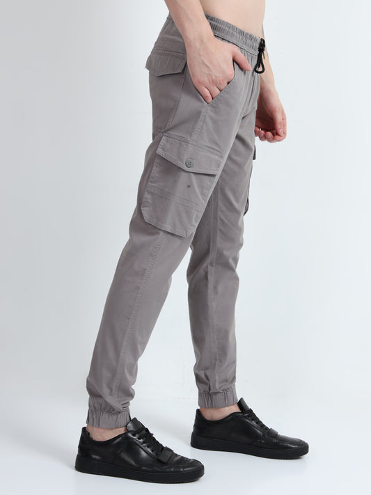 GREY COLOUR COTTON JOGGER