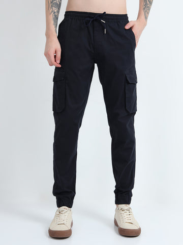 BLUE COLOUR COTTON JOGGER