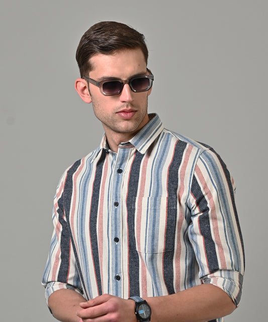 Corduroy Striped Shirt