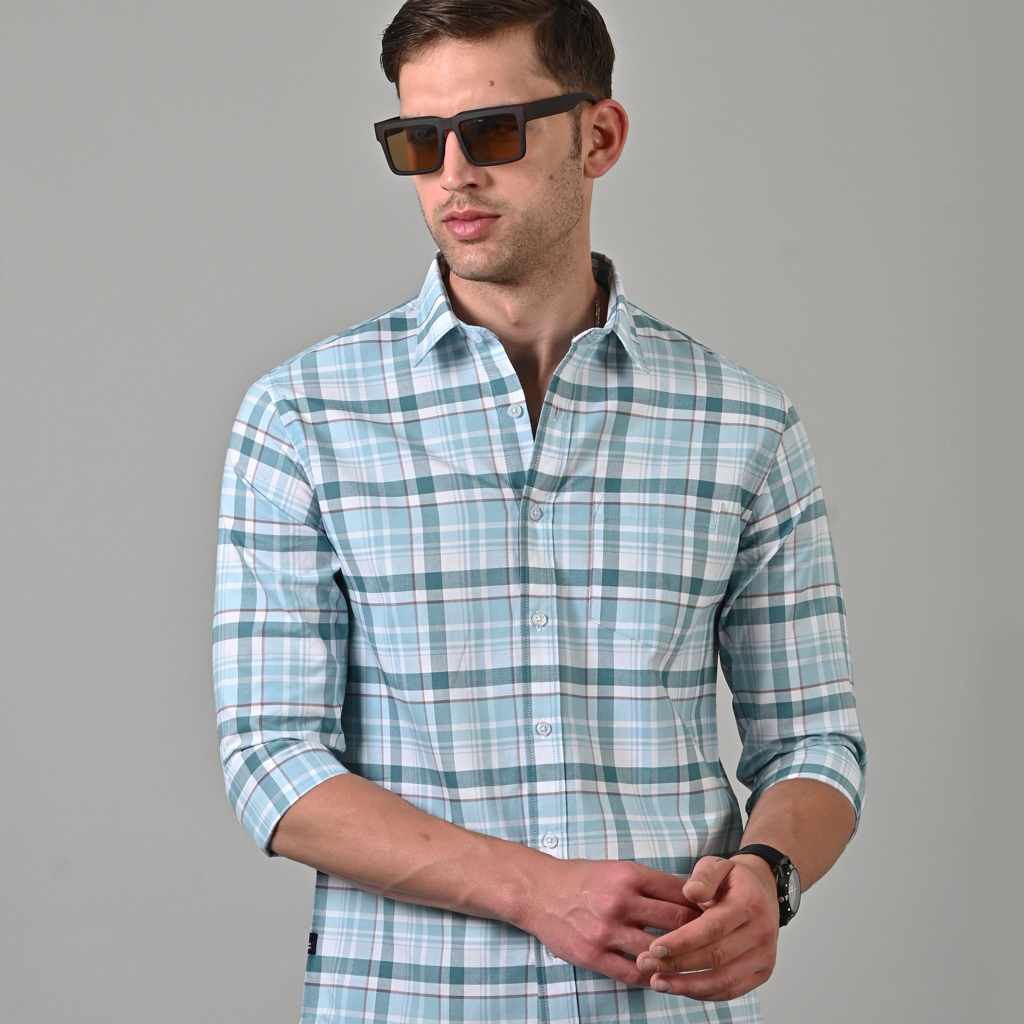Fine 40s Oxford Checkered Shirt