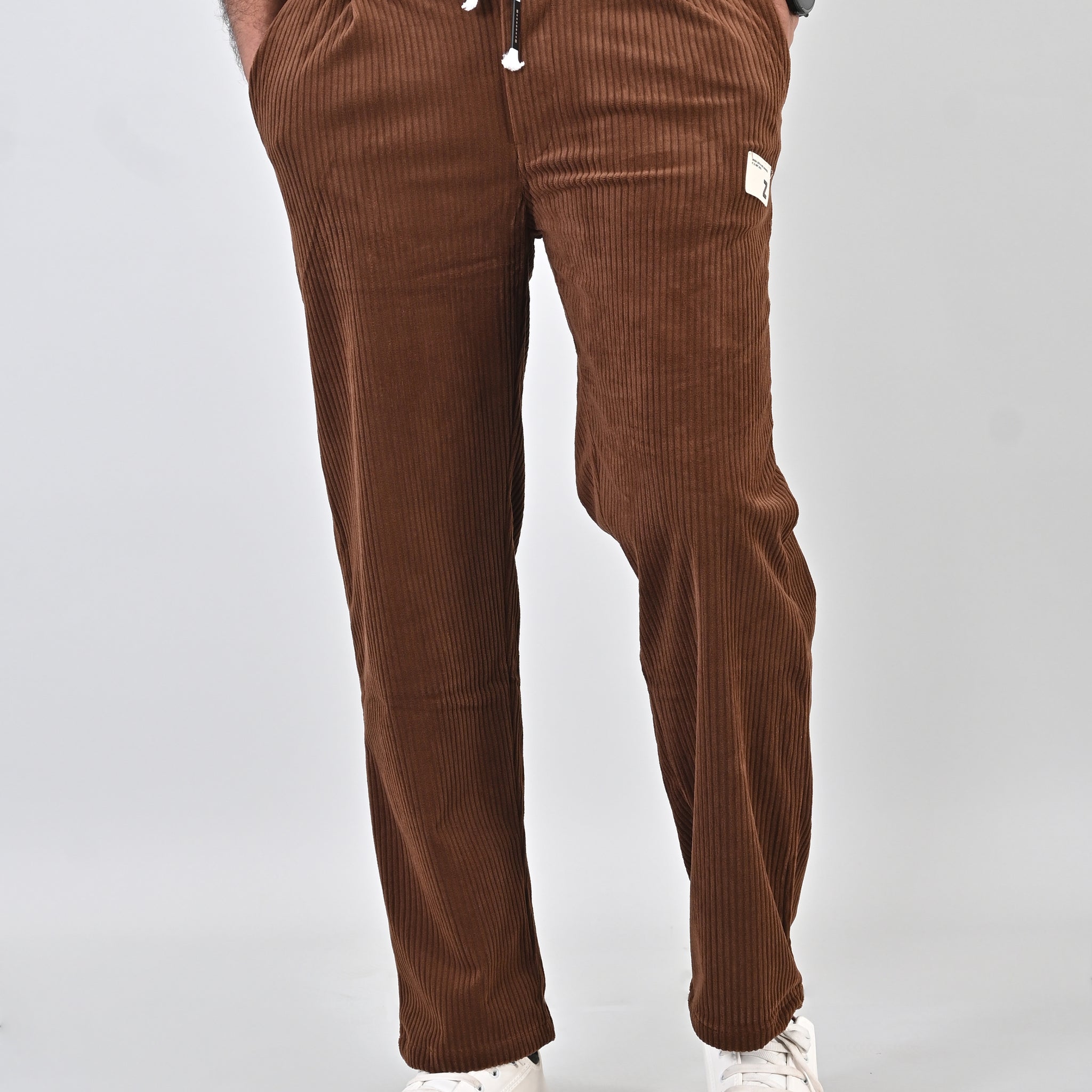Corduroy Brown Loose Fit Trouser