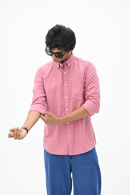 FINE OXFORD SHIRT PINK