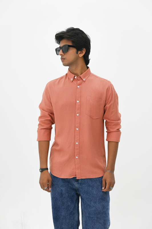 FINE OXFORD SHIRT PEACH