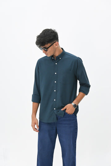 FINE OXFORD SHIRT AIRFORFCE BLUE
