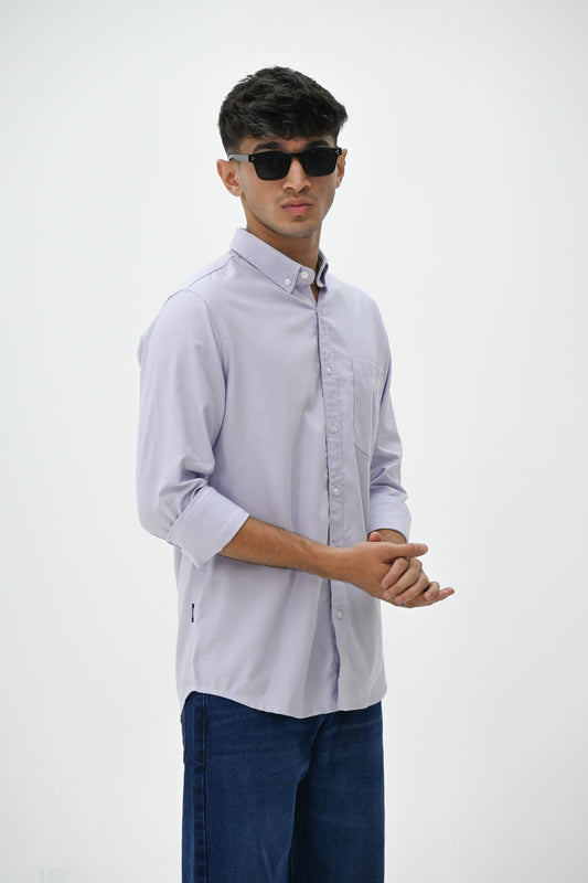 Fine Oxford Plain Lavender