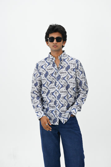 IMP PRINT SHIRT-GREY