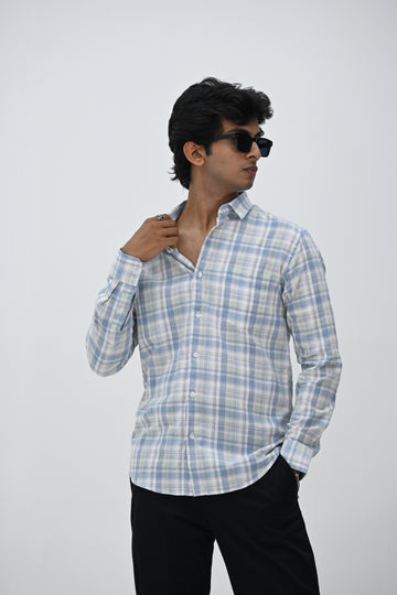 COTTON LINEN SHIRT
