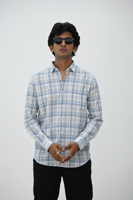 COTTON LINEN SHIRT