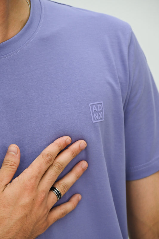FINE STRETCHABLE T-SHIRT-SKY BLUE