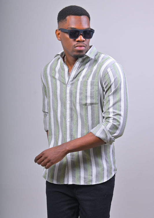 IMPORTED CORDUROY TEXTURED SHIRT