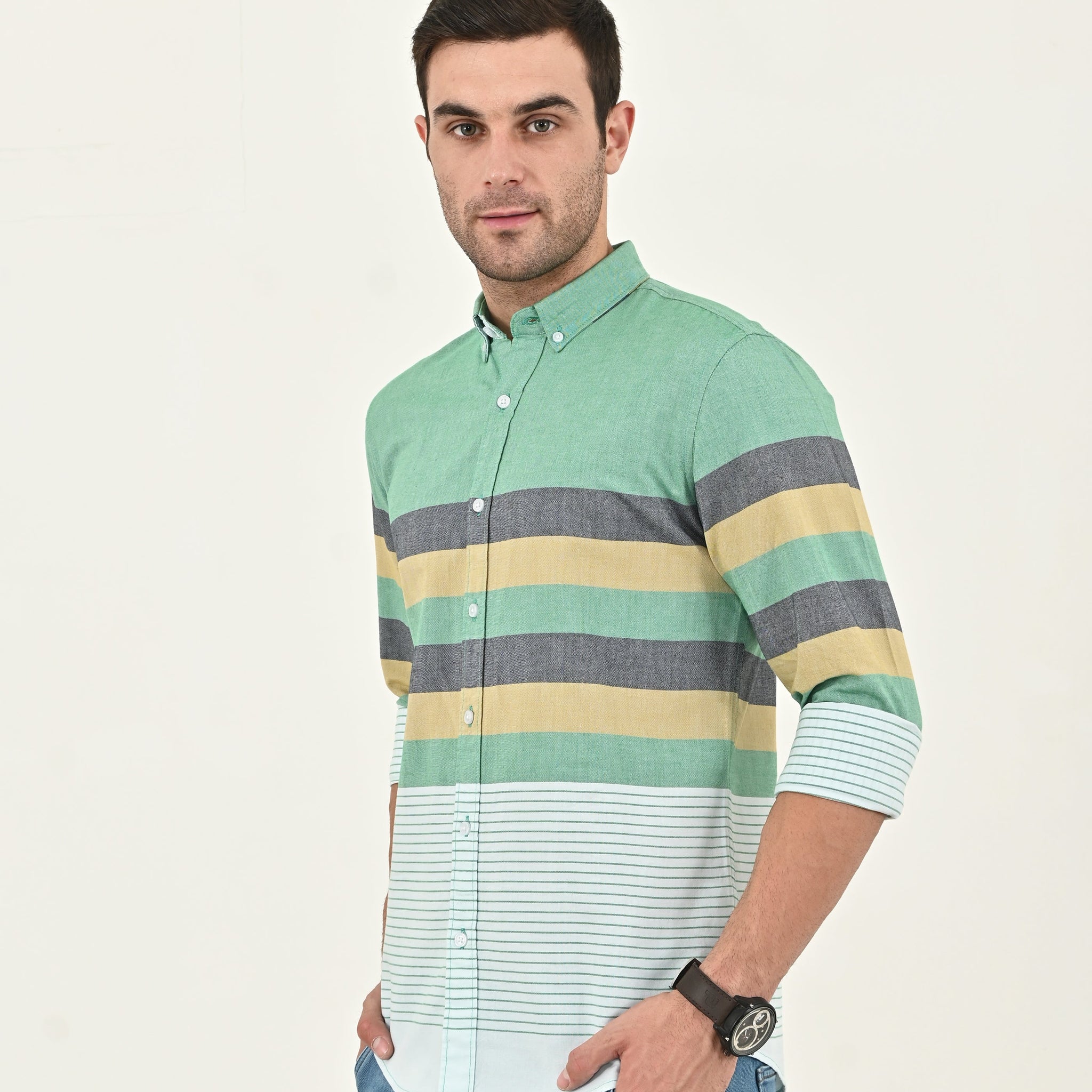 Men's Engineered Stripe Shirt