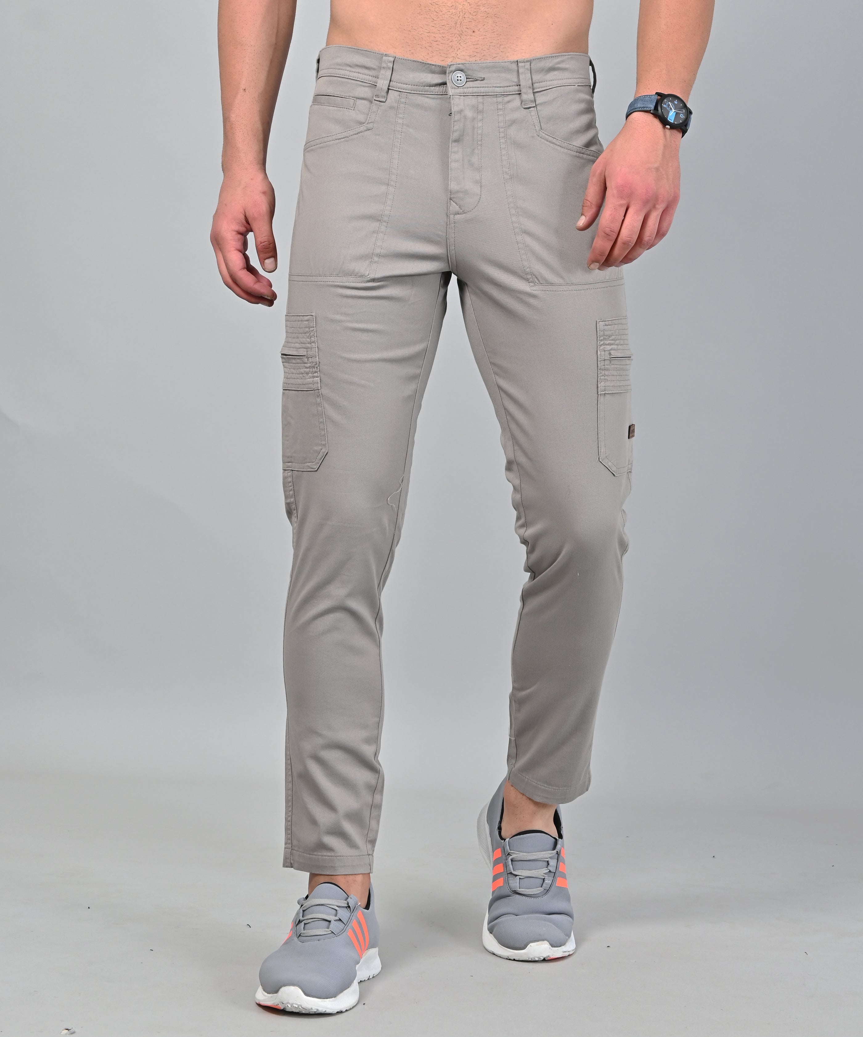 Casual Cotton Men's Cargo Pant, Fawn Color Cargo, Beige Color Cargo,  Relaxed Fit Cargo, Good Quality