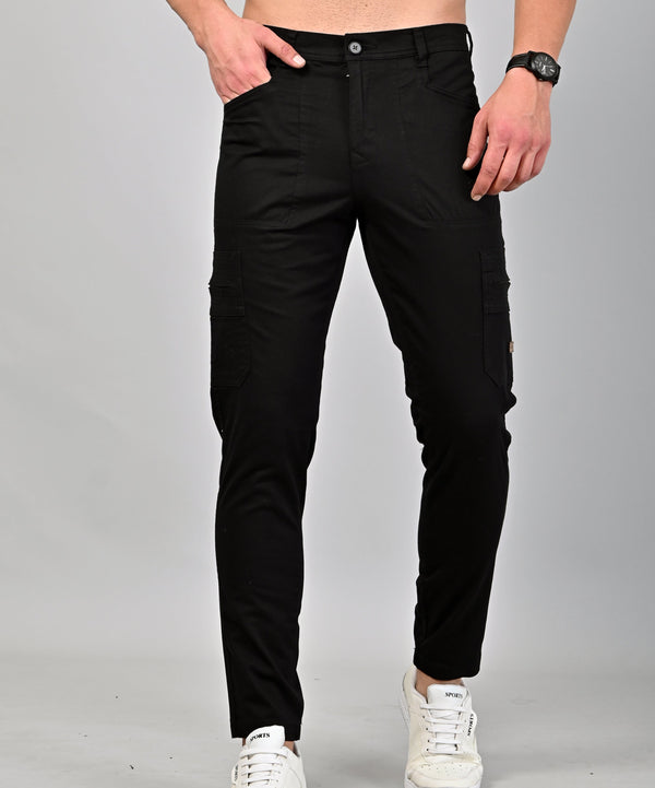 Black Men's Cotton Jogger